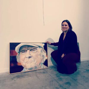 Het moment dat ik het werk had afgeleverd in Amsterdam