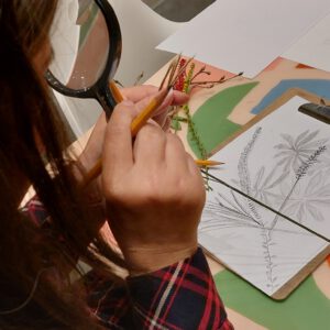 Botanisch tekenen bij PUNCH in de Pont