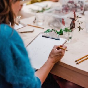 Botanisch tekenen bij PUNCH in de Pont