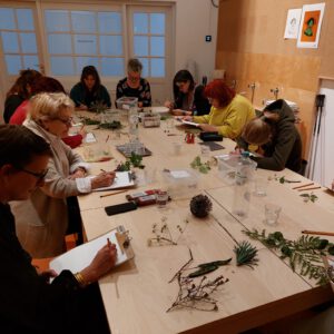 Botanisch tekenen bij PUNCH in de Pont