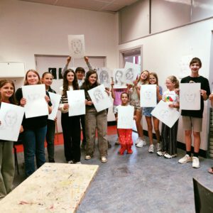 Les portrettekenen voor De Nieuwe Vincent