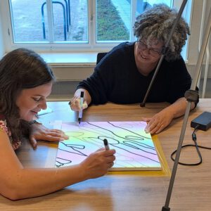 Voorbereiding Vincents Tekenlokaal voor Kaapstad Tilburg 2023